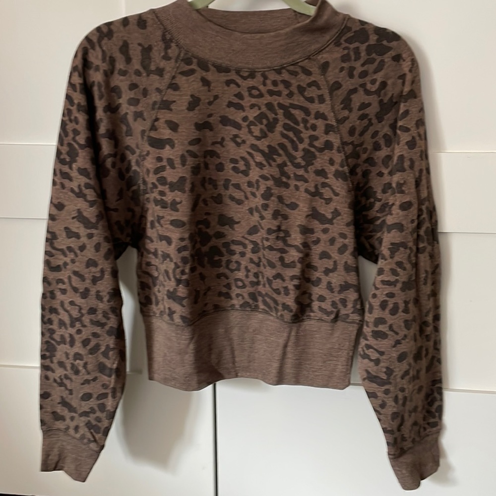 Leopard print sweatshirt
